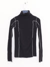 BASERANGE Turtleneck T-shirt Sweater TTOMT Collection Organic Cotton Portugal BAS-TTOMT-CR-AU25-MURANO NAVY (UNDYED) (TTOMT-RI-000)
